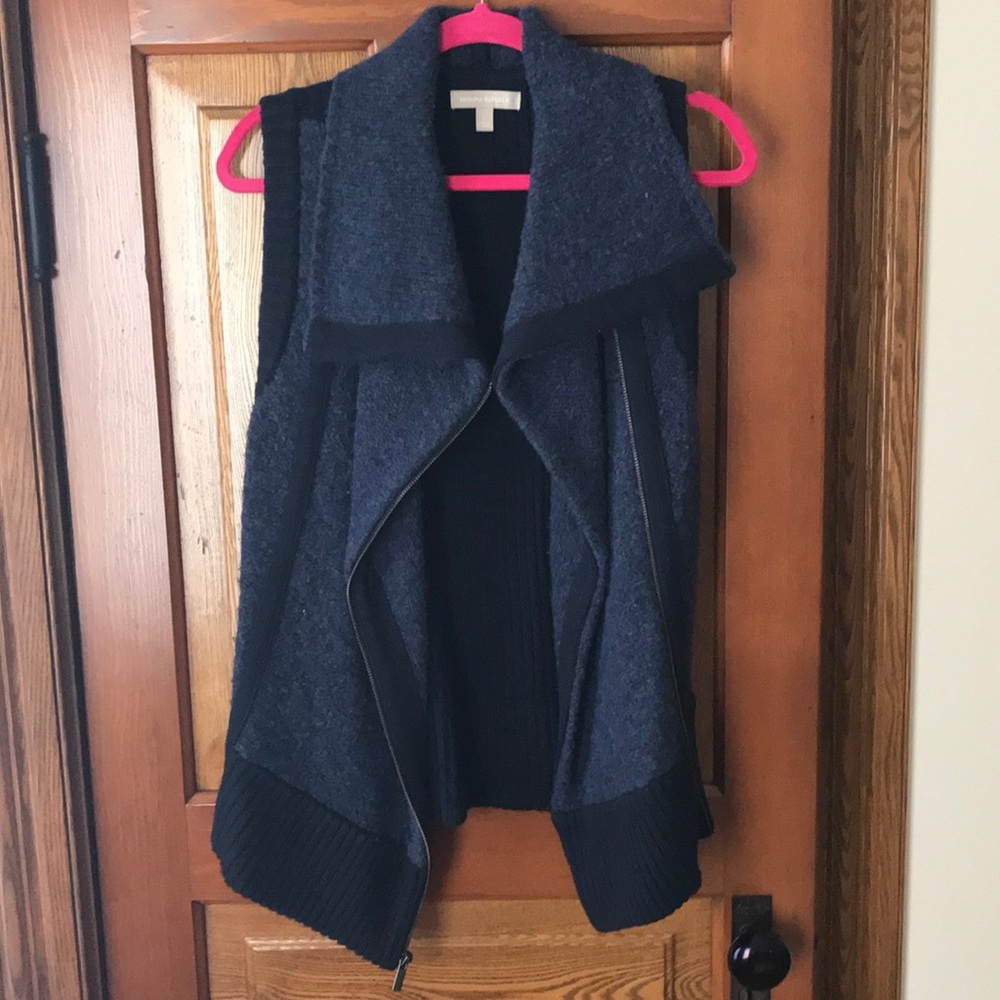 Banana Republic sweater zip up vest